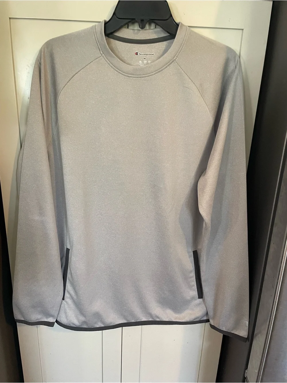 Champion Light Gray Men’s Crewneck Sweatshirt